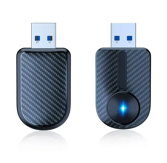 Bezprzewodowy Adapter samochodowy CarPlay, 5Ghz WiFi, USB typu C 🚗